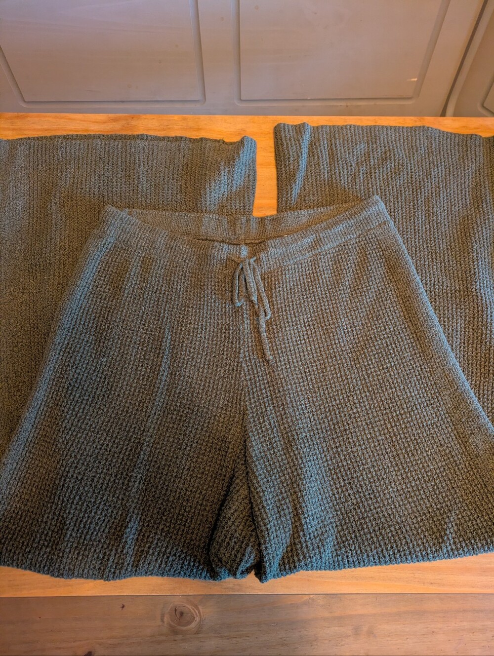 Aerie Waffle Knit Wide Leg Sweatpants